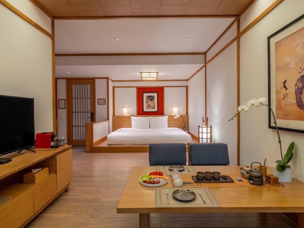 Phòng nghỉ khoáng nóng tại Onsen Quang Hanh Quảng Ninh