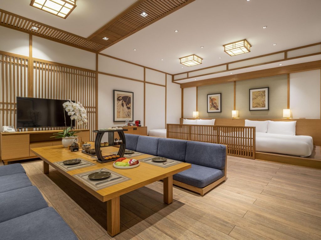Phòng nghỉ khoáng nóng tại Onsen Quang Hanh Quảng Ninh