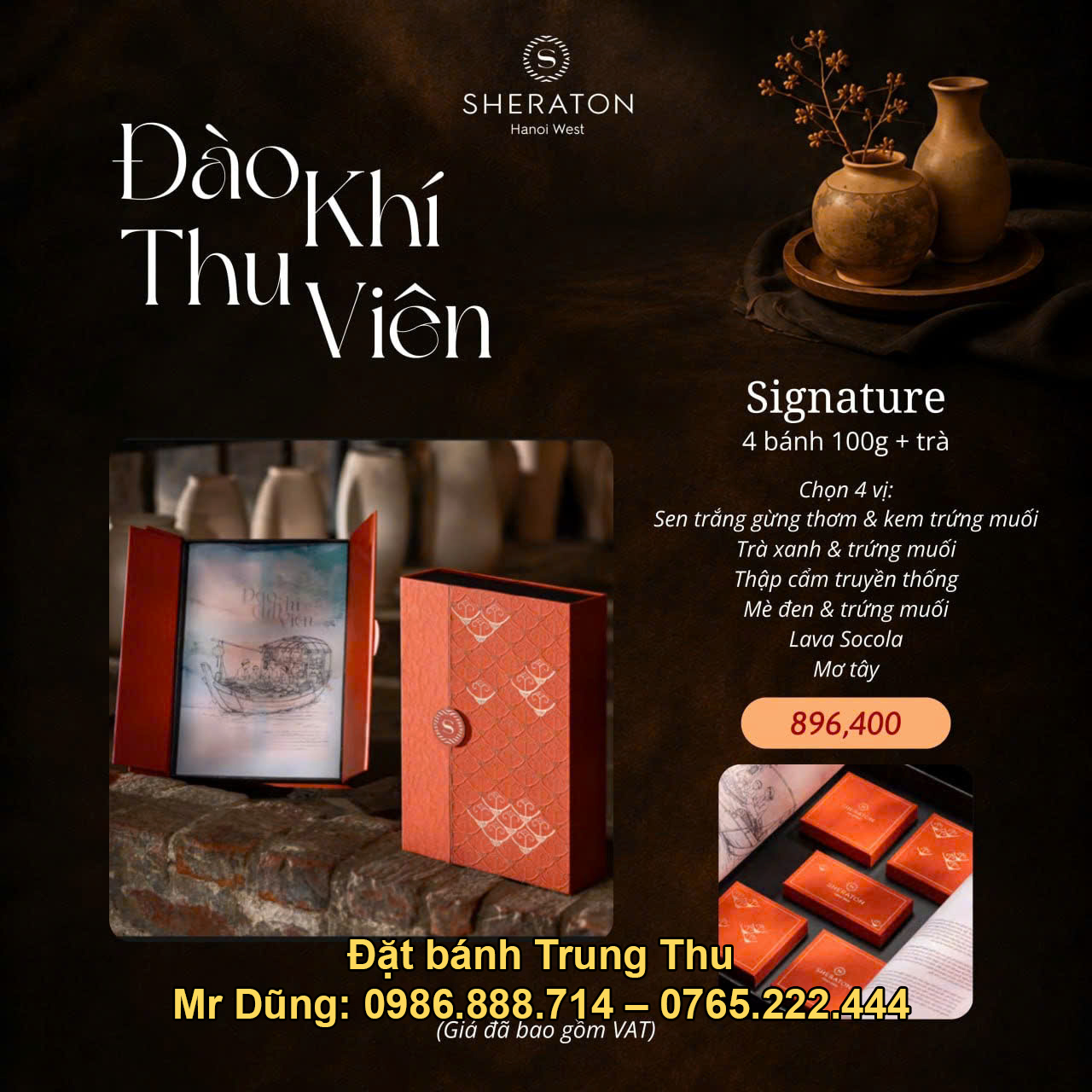 BỘ SƯU TẬP BÁNH TRUNG THU SHERATON HANOI WEST 2026
